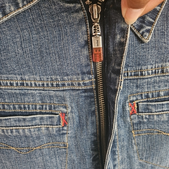 Vintage Pepe Jeans London Y2K Midge Denim Mini Dress NWT - Picture 7 of 12